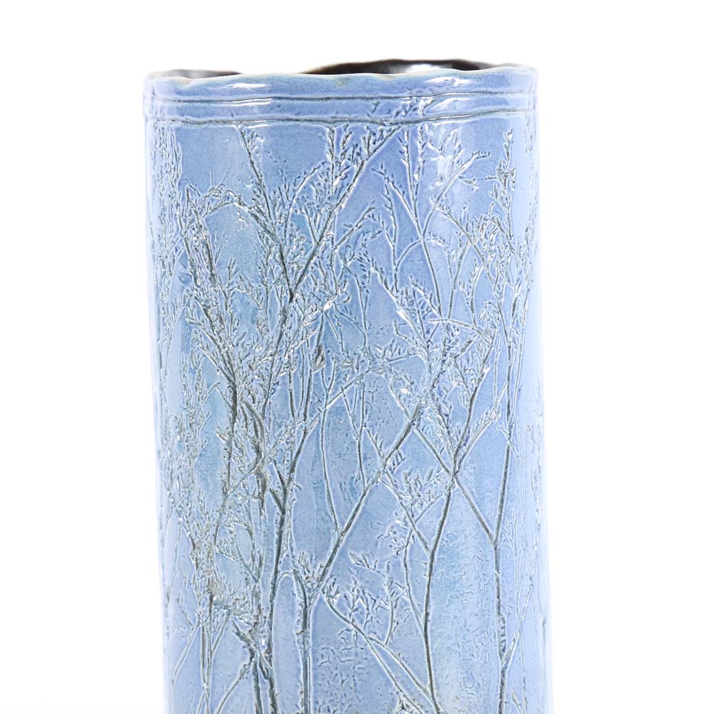 Pair of Tenmoku Pottery Vases