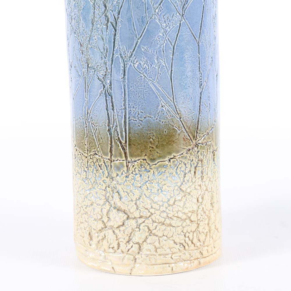 Pair of Tenmoku Pottery Vases