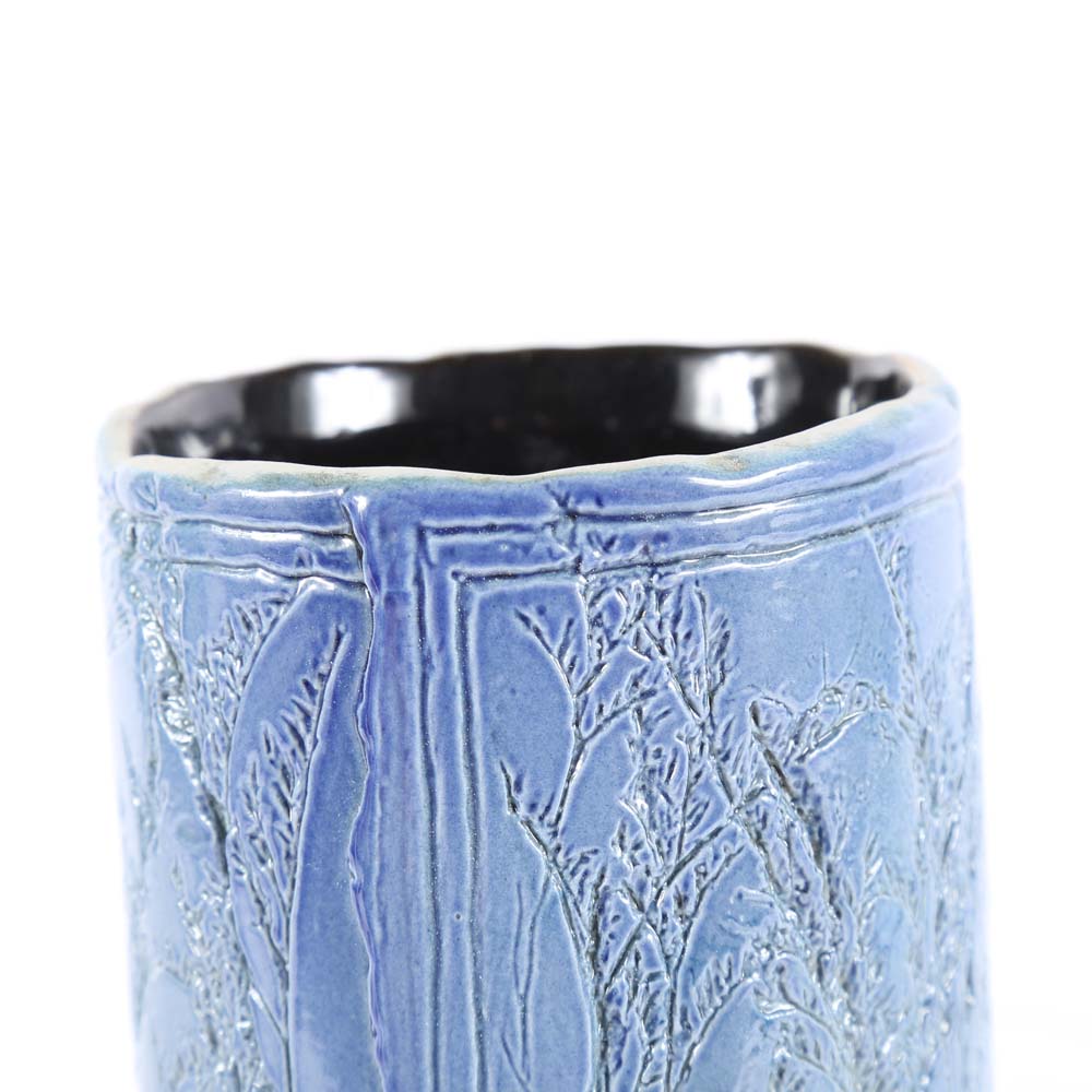 Pair of Tenmoku Pottery Vases