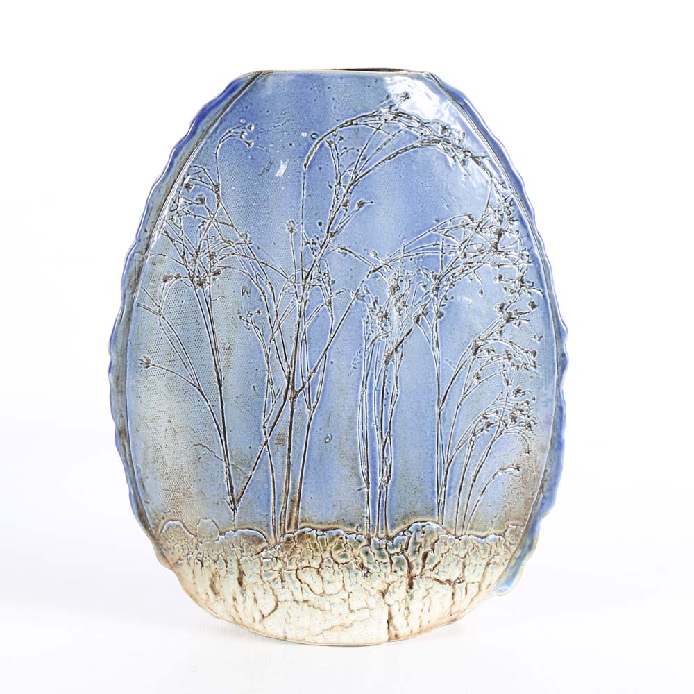 Pair of Tenmoku Pottery Vases