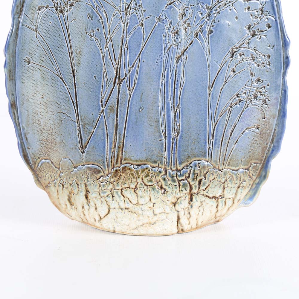 Pair of Tenmoku Pottery Vases