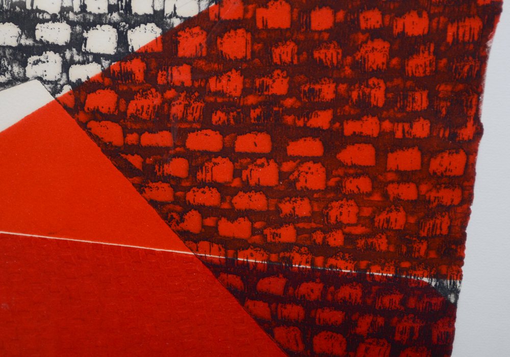 Jacuqeline Debutler Signed Limited Edition Color Intaglio Titled "Magic Noir"