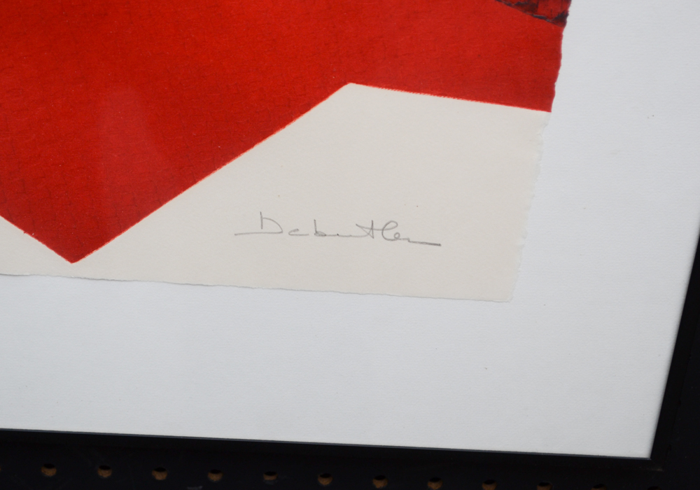 Jacuqeline Debutler Signed Limited Edition Color Intaglio Titled "Magic Noir"