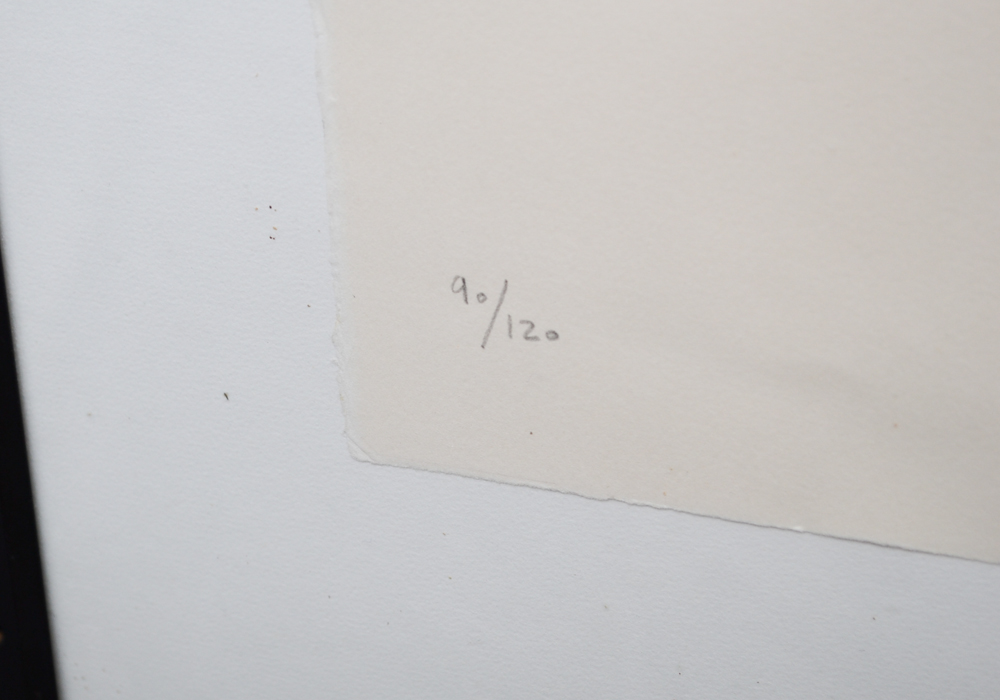 Jacuqeline Debutler Signed Limited Edition Color Intaglio Titled "Magic Noir"