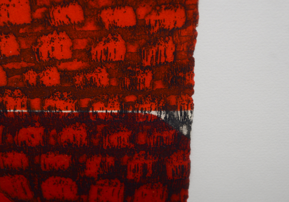 Jacuqeline Debutler Signed Limited Edition Color Intaglio Titled "Magic Noir"