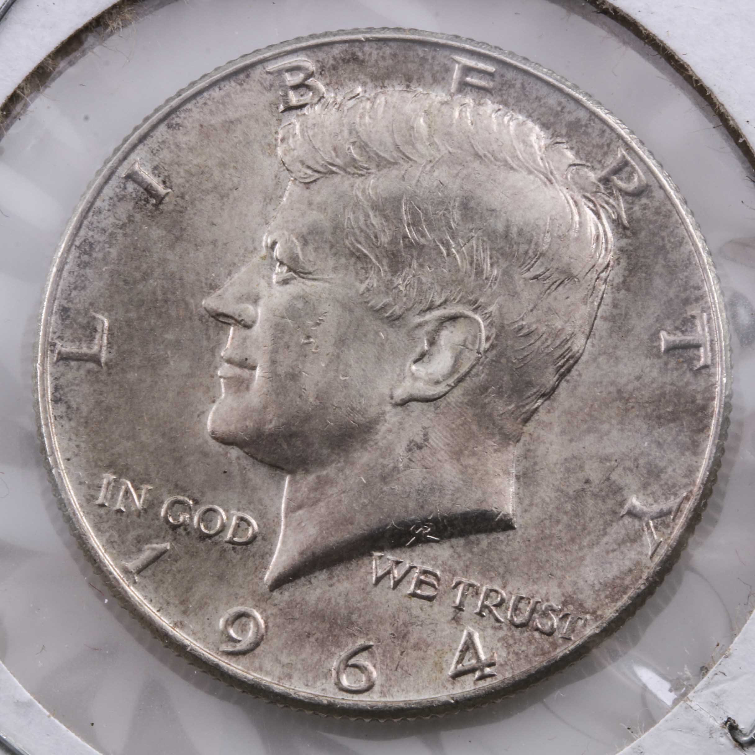 Group of American Coins Including Three 1964 JFK Silver Half Dollars