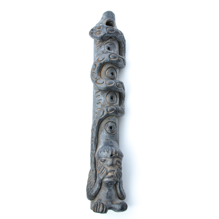 Clay Aztec Style Snake Flute