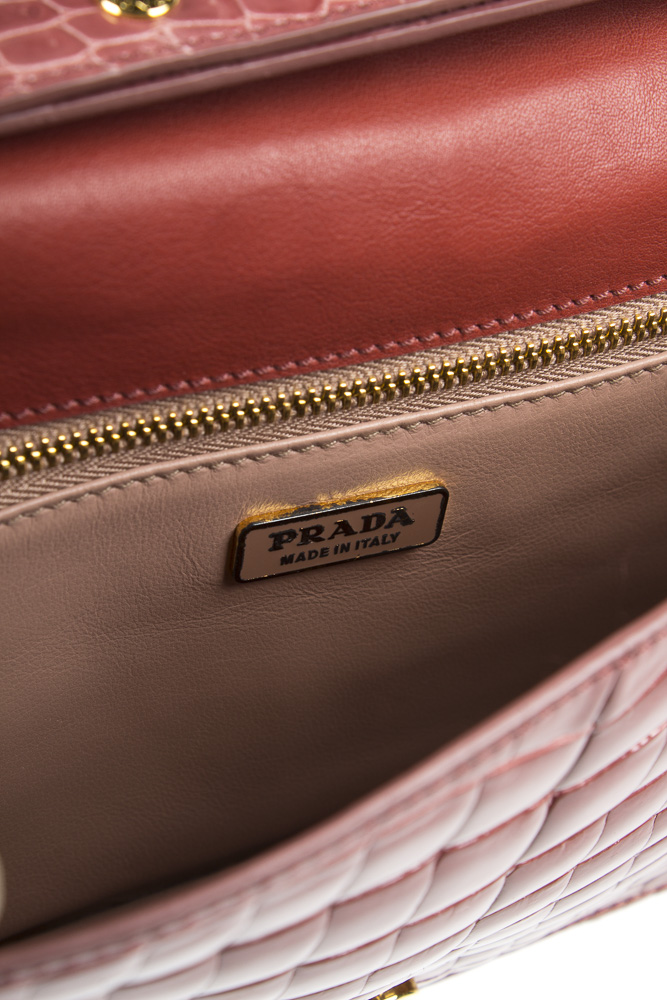 Prada Pochette Crocodile Handbag