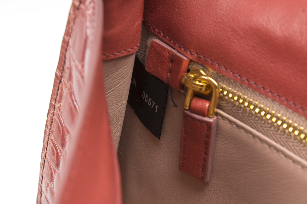 Prada Pochette Crocodile Handbag