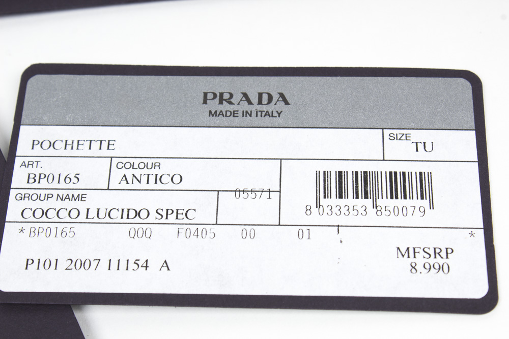 Prada Pochette Crocodile Handbag