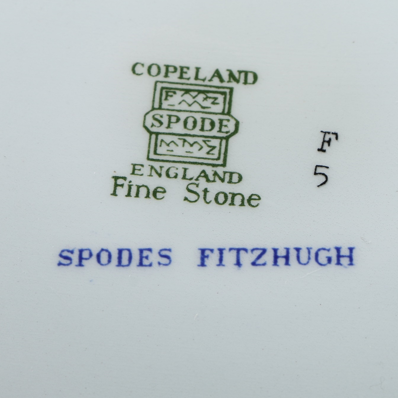 Spode Fitzhugh Blue and White Large Tureen with Underplate