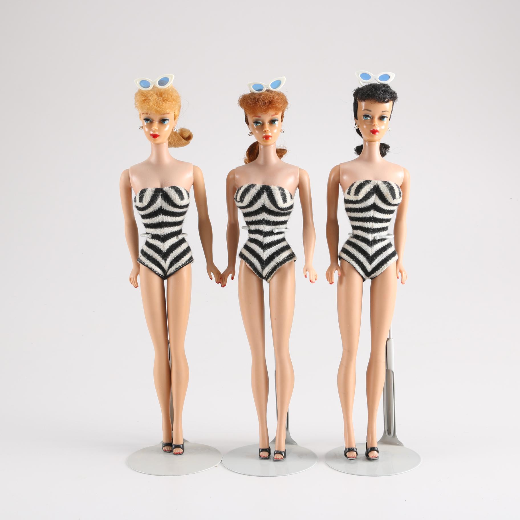 #3 and #5 Swimsuit Ponytail Barbies