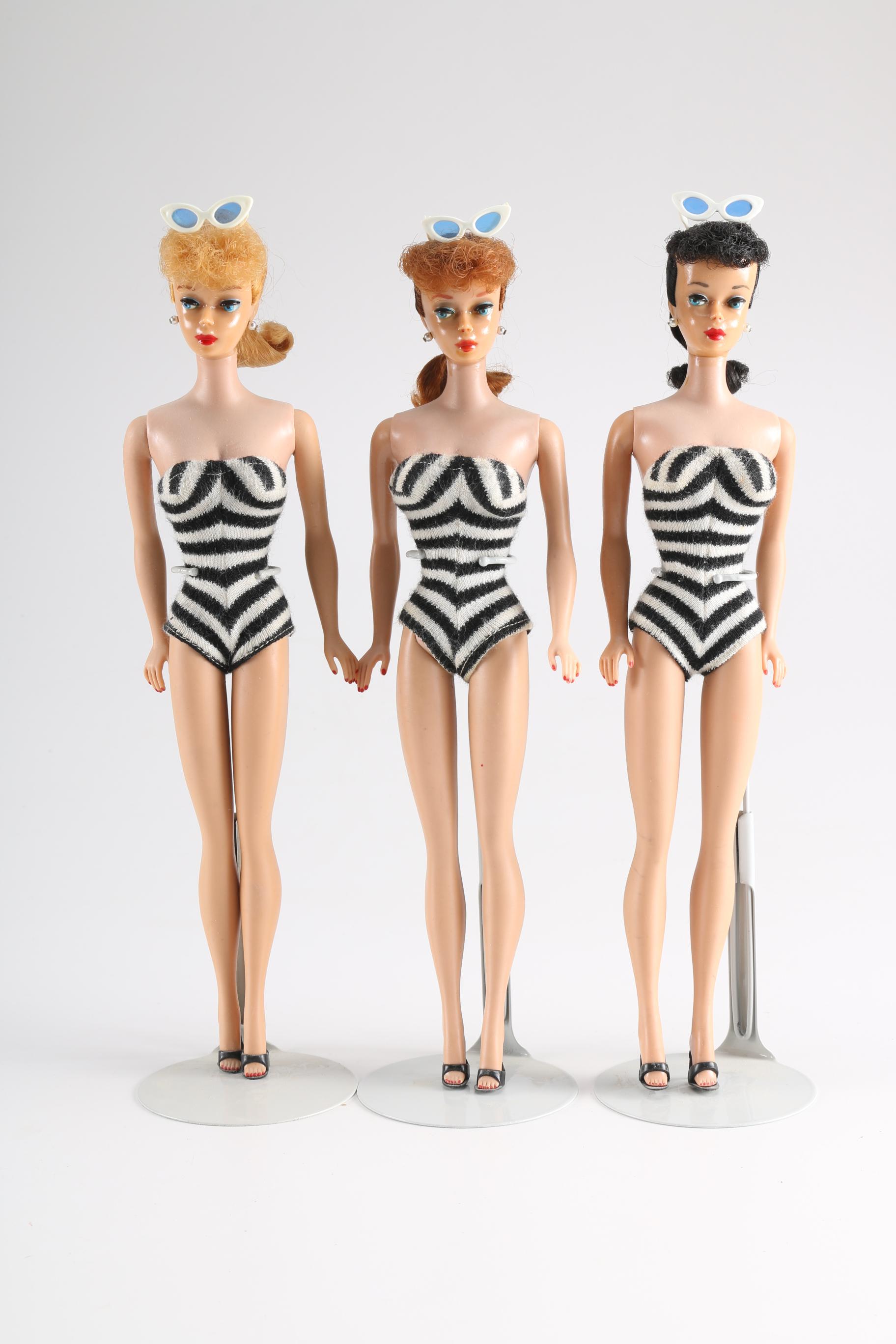 #3 and #5 Swimsuit Ponytail Barbies