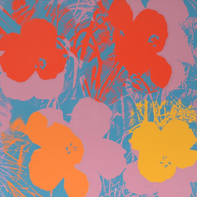 Serigraph Reproduction after Andy Warhol 1964 Serigraph "Flowers"