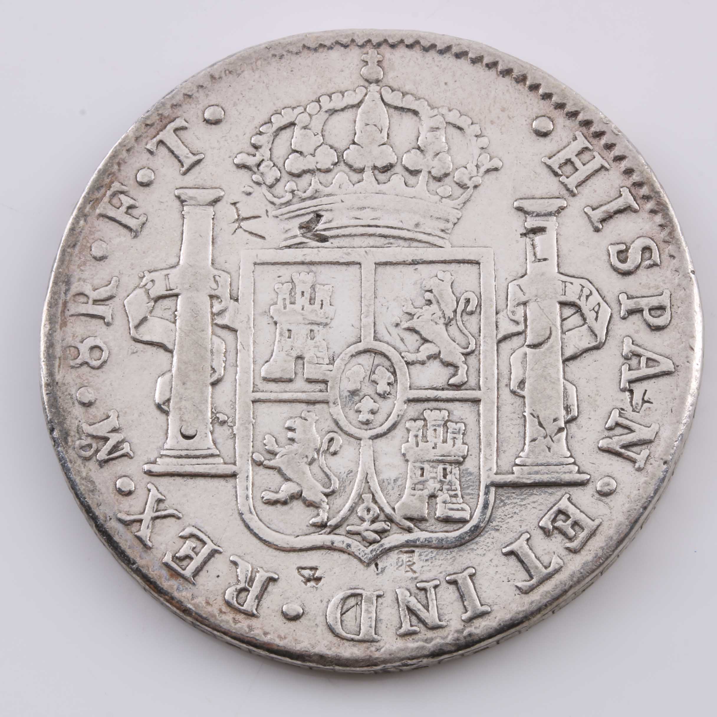1803 Carolus IIII Mexican Spanish Colonial 8 Reales Silver Coin