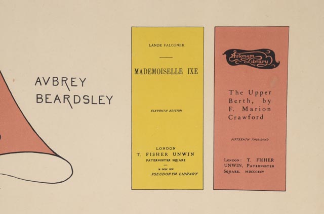 Color Lithograph Poster for the Pseudonym and Autonym Libraries