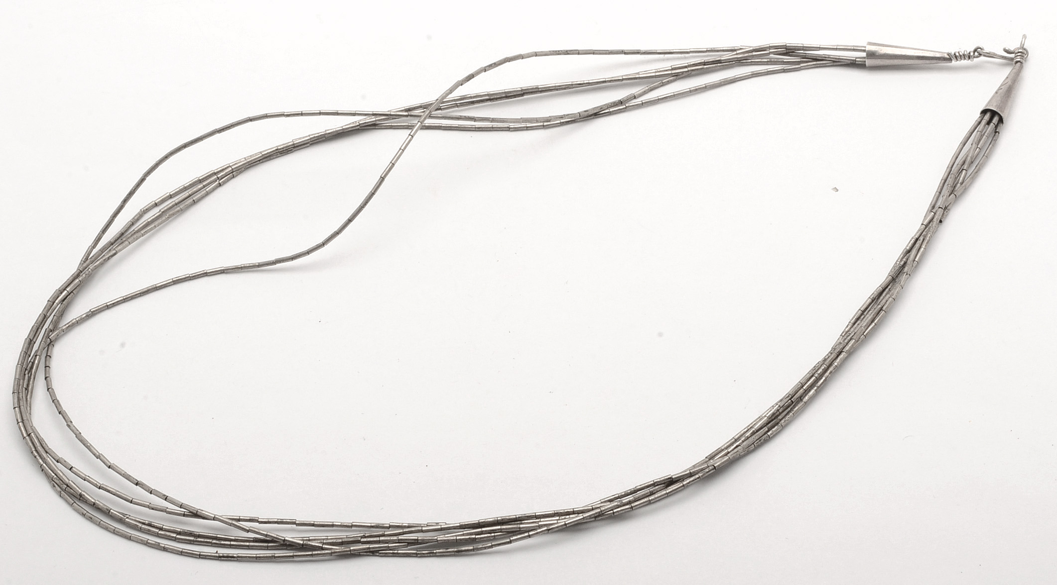 Sterling Liquid Silver Necklace and Earrings with Cuff Bracelet