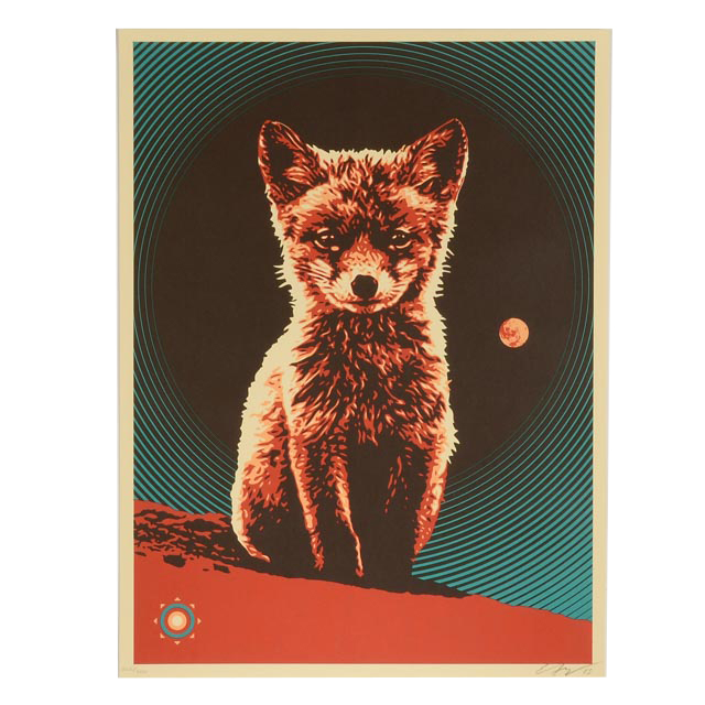 Ernesto Yerena Signed Limited Edition Serigraph "Luna Fox"