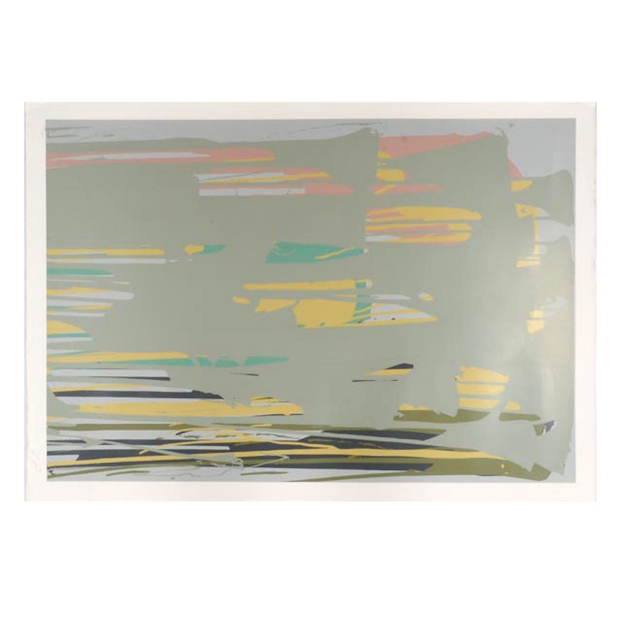 Larry Poons Signed Limited Edition 1979 Serigraph