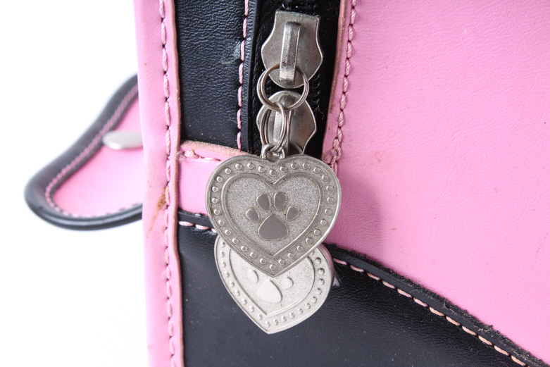 Pink and Black Pet Flys Animal Carrier Tote