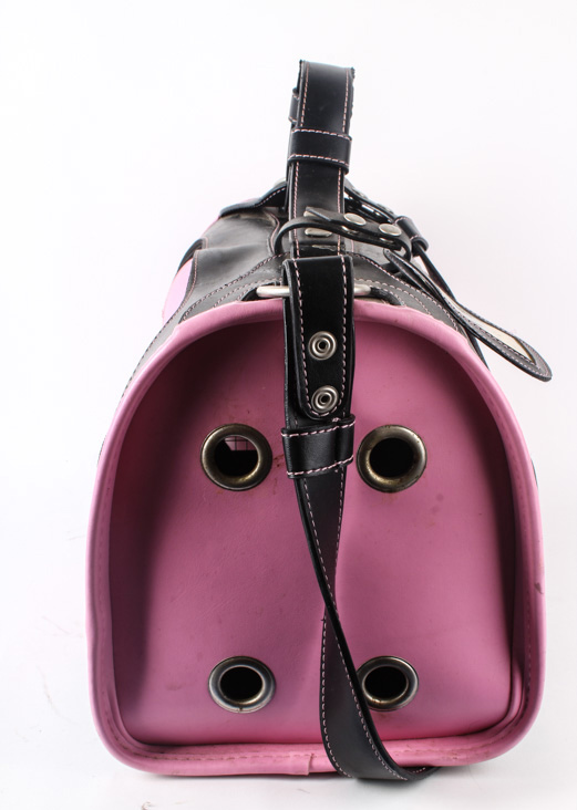 Pink and Black Pet Flys Animal Carrier Tote