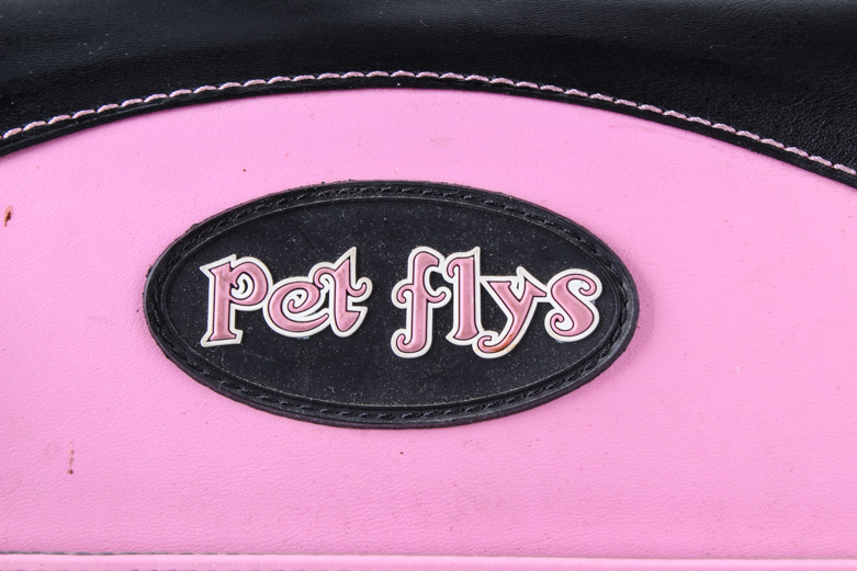 Pink and Black Pet Flys Animal Carrier Tote