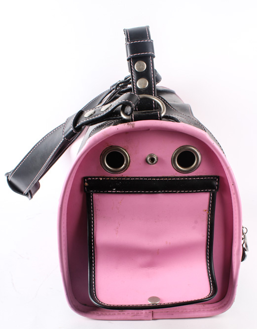 Pink and Black Pet Flys Animal Carrier Tote