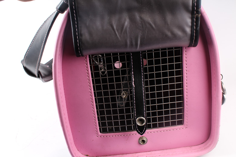 Pink and Black Pet Flys Animal Carrier Tote