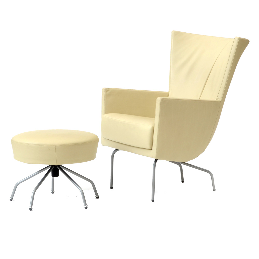 Montis "Romeo" Chair with Ottoman