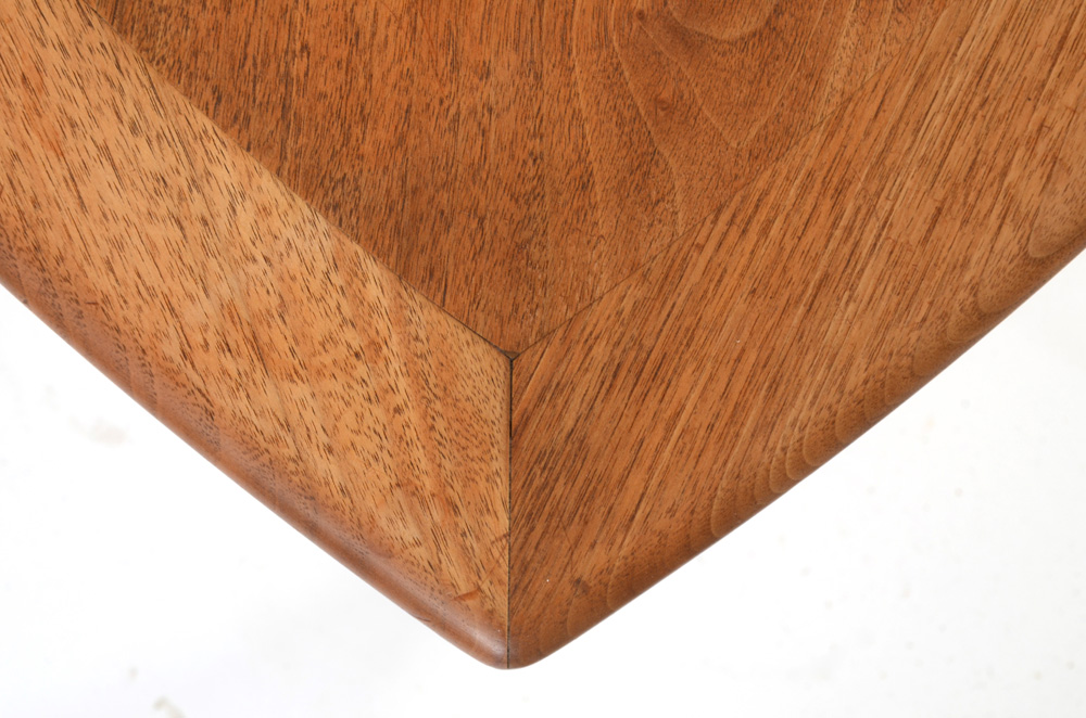 Danish Modern Triangular Teak Wood Table