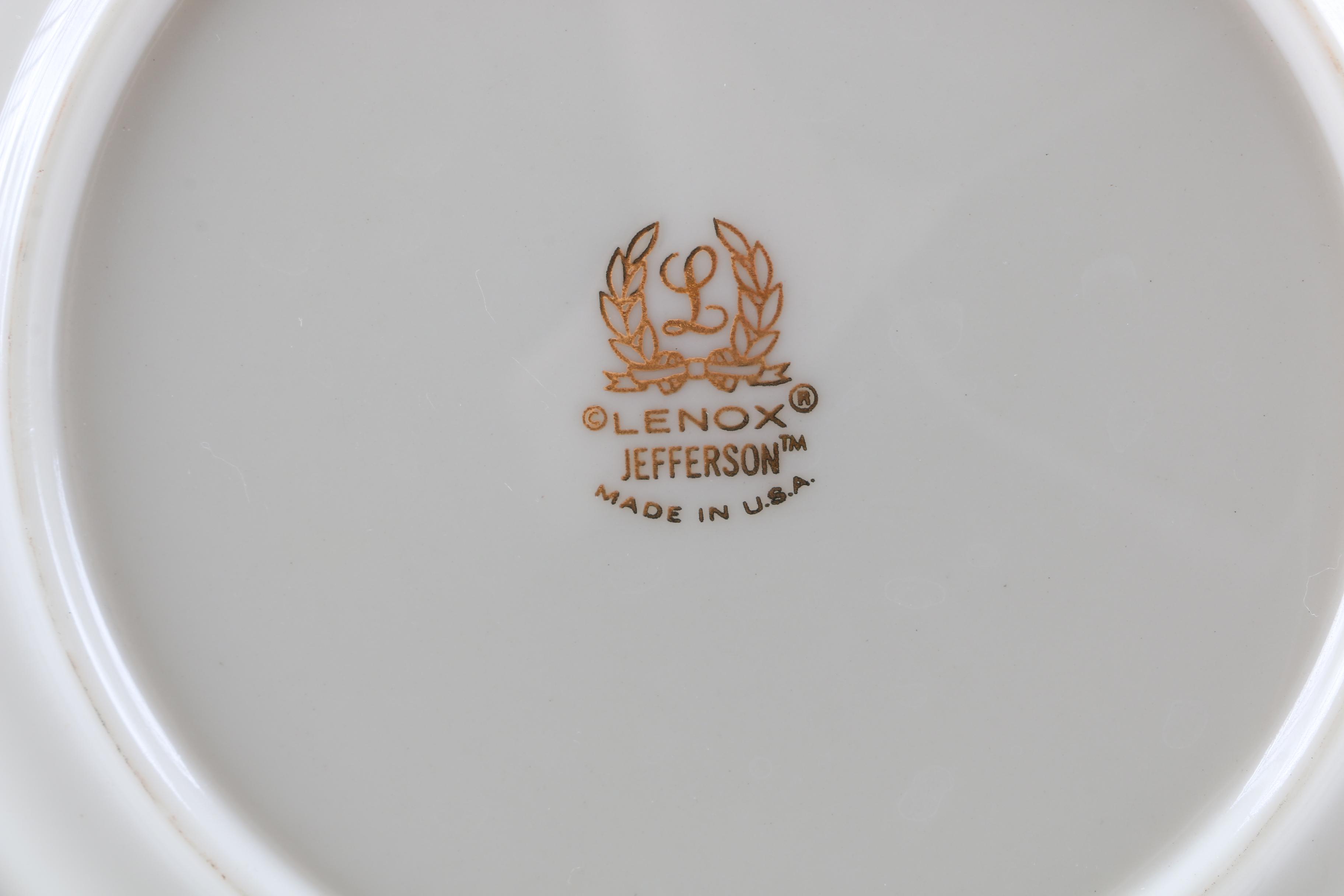 Lenox Presidential Collection "Jefferson" Chinaware