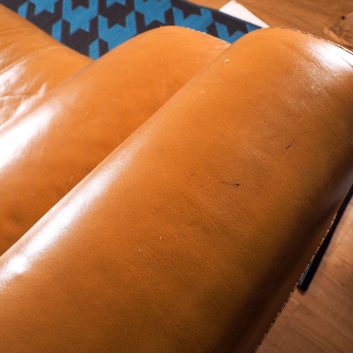 Contemporary Leather Love Seat