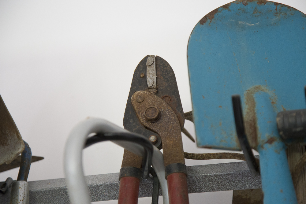 Assortment of Garden Shovels and Tools