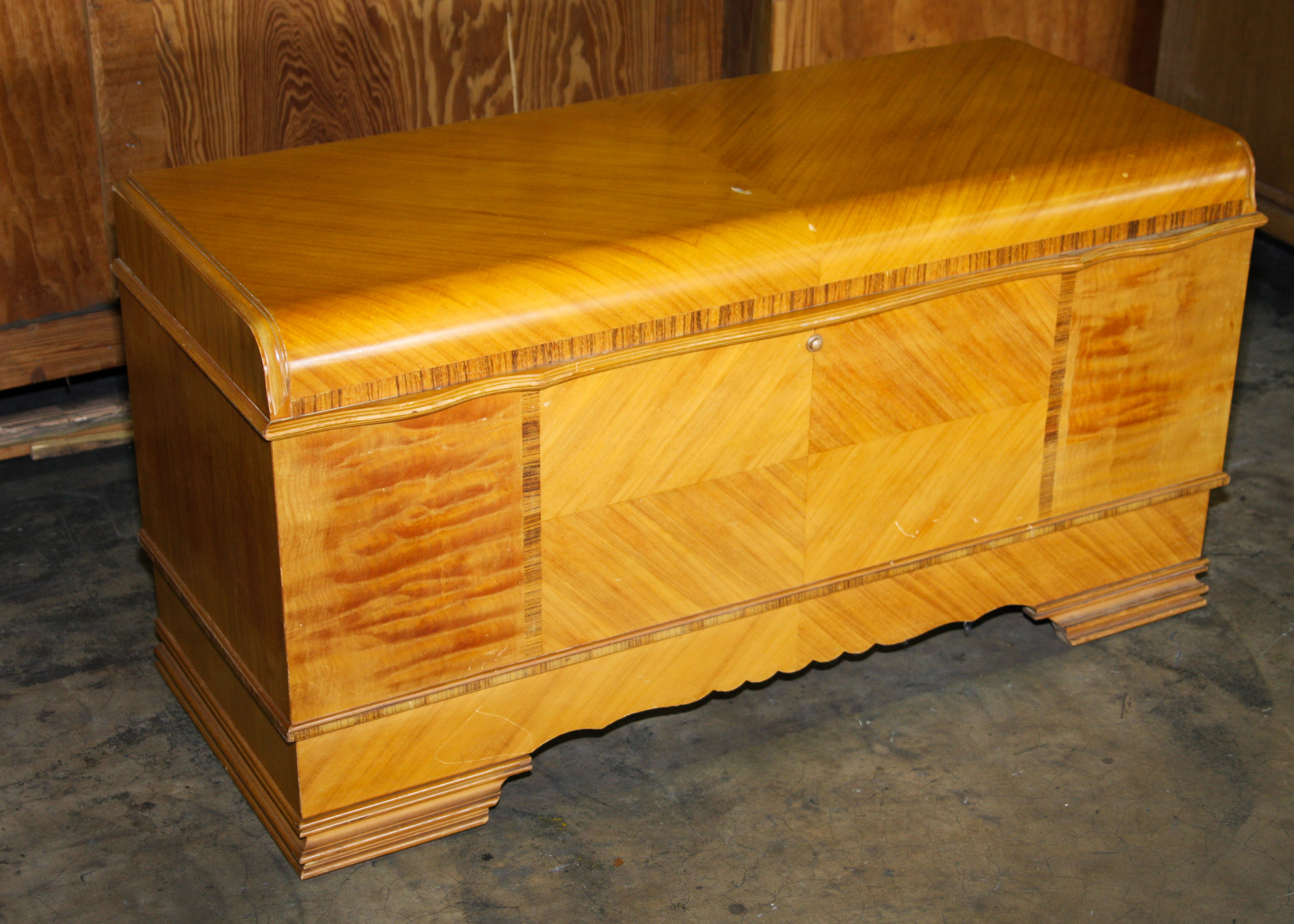 Vintage Art Deco Cedar Chest by Lane