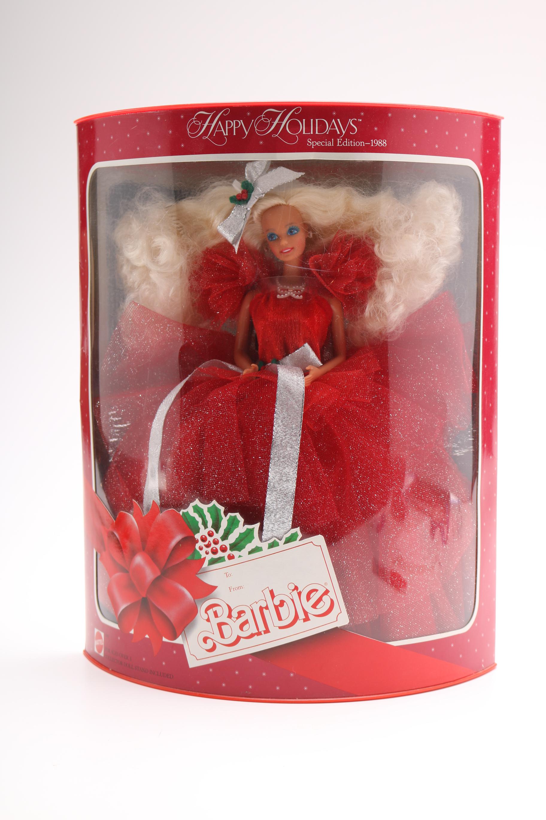 1988 "Happy Holidays" Barbie Doll