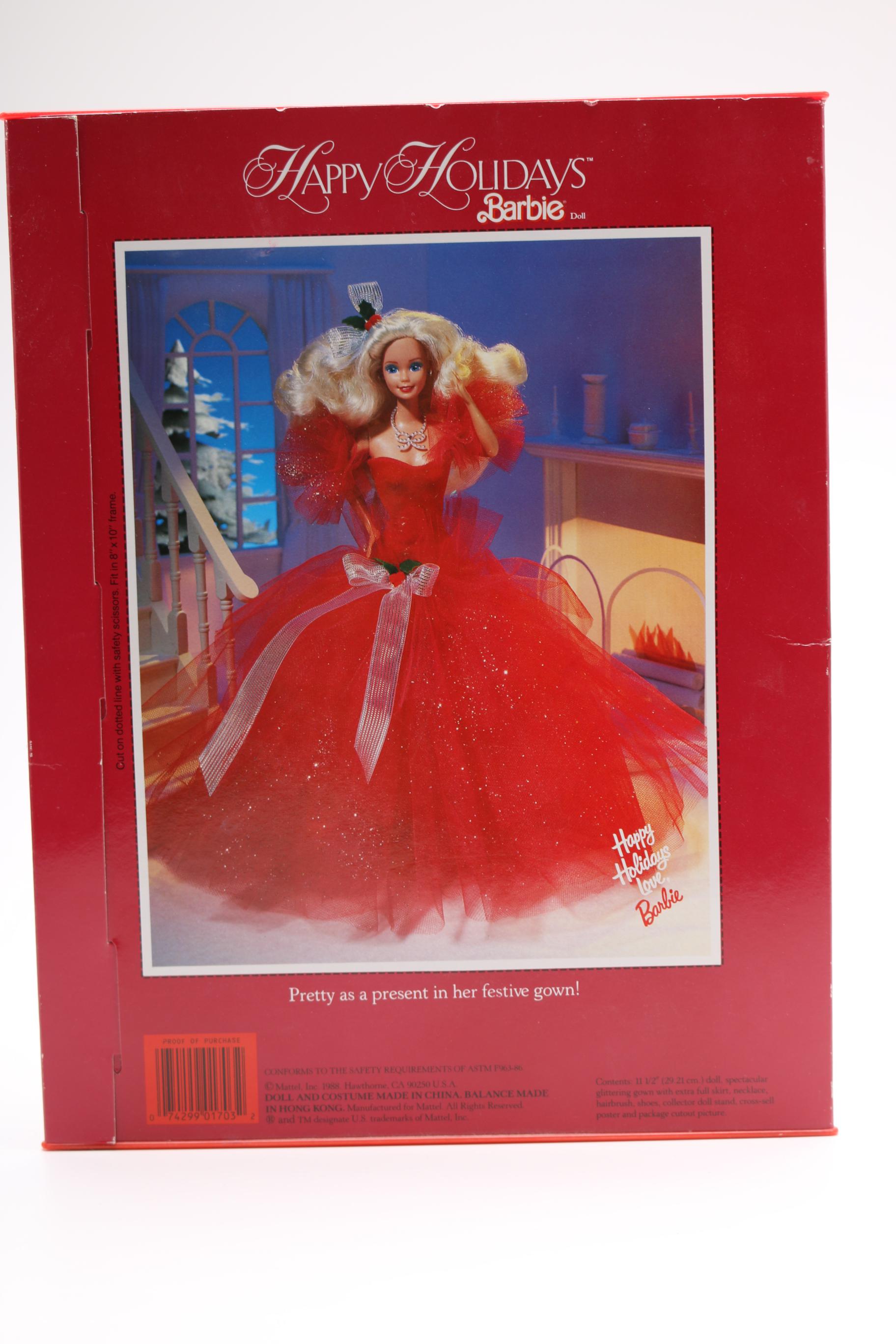 1988 "Happy Holidays" Barbie Doll