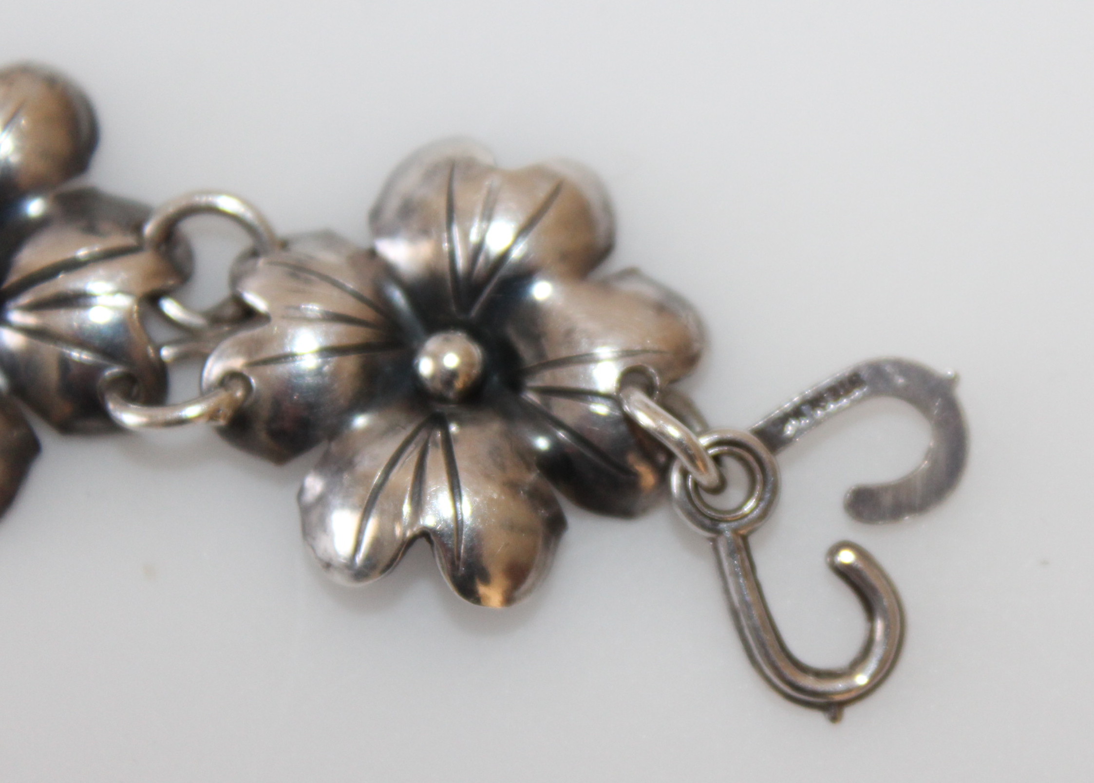 Vintage Hand Wrought Temming Sterling Bracelet