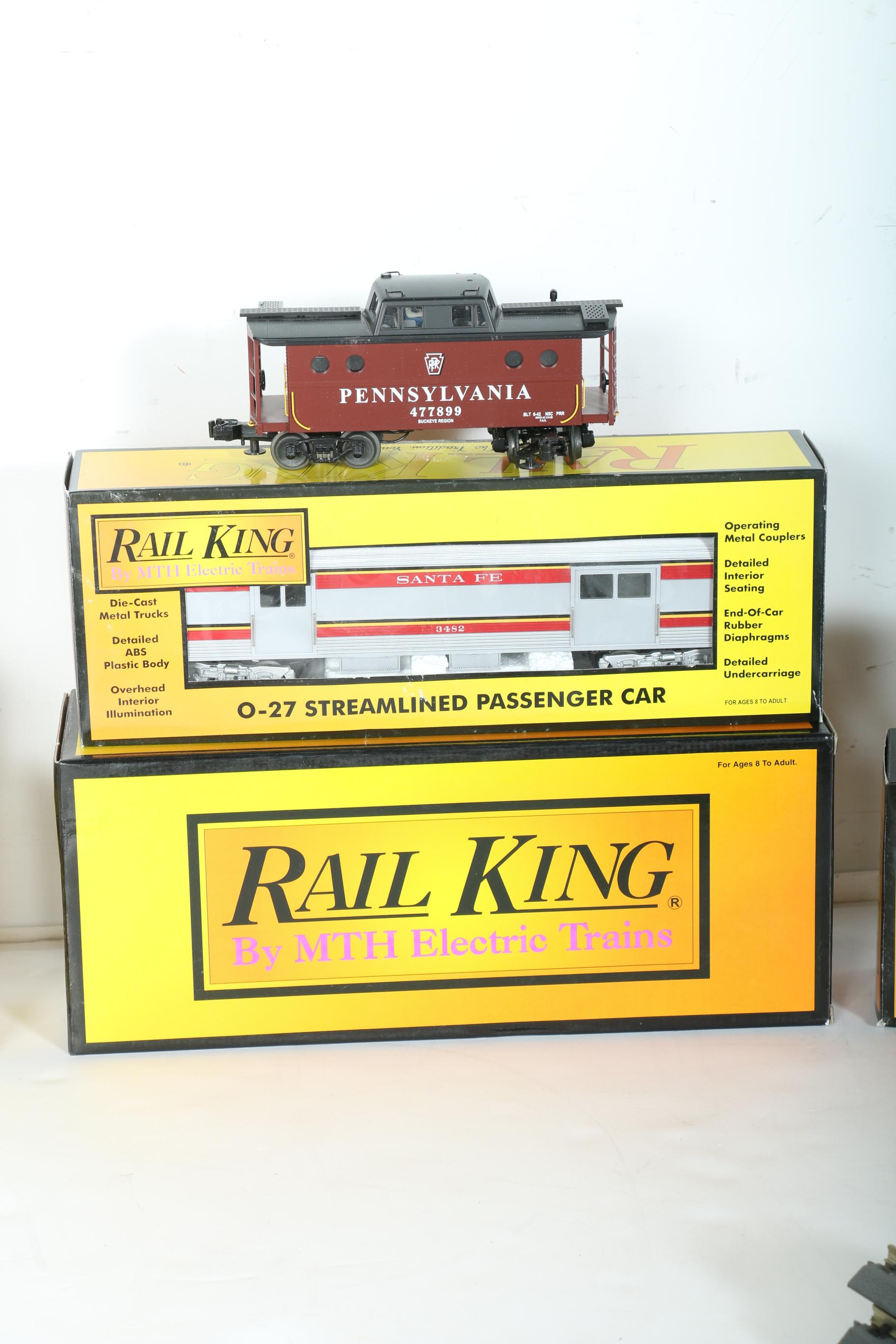 Rail King Model Train Cars and Track