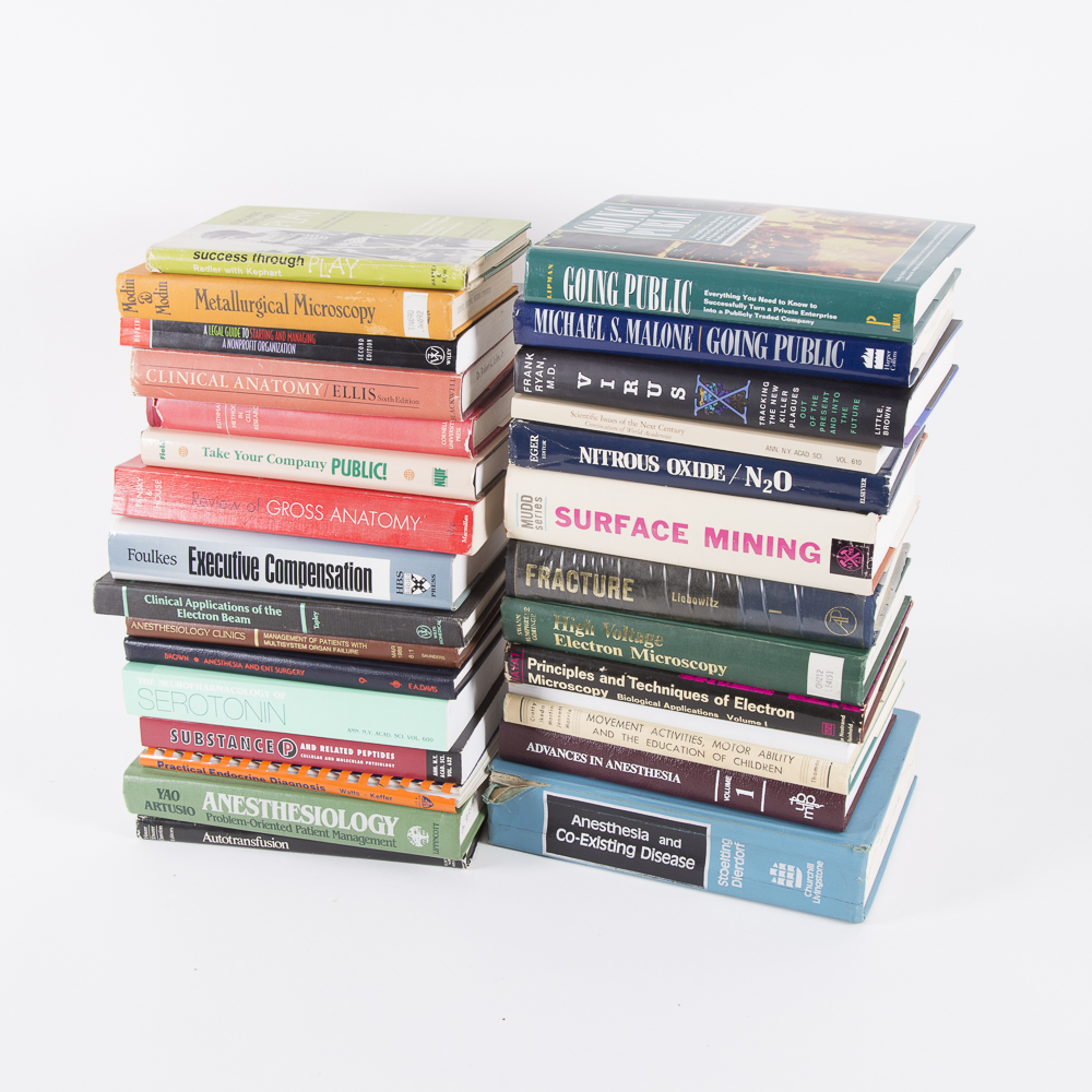 Assortment of Medical and Scientific Books