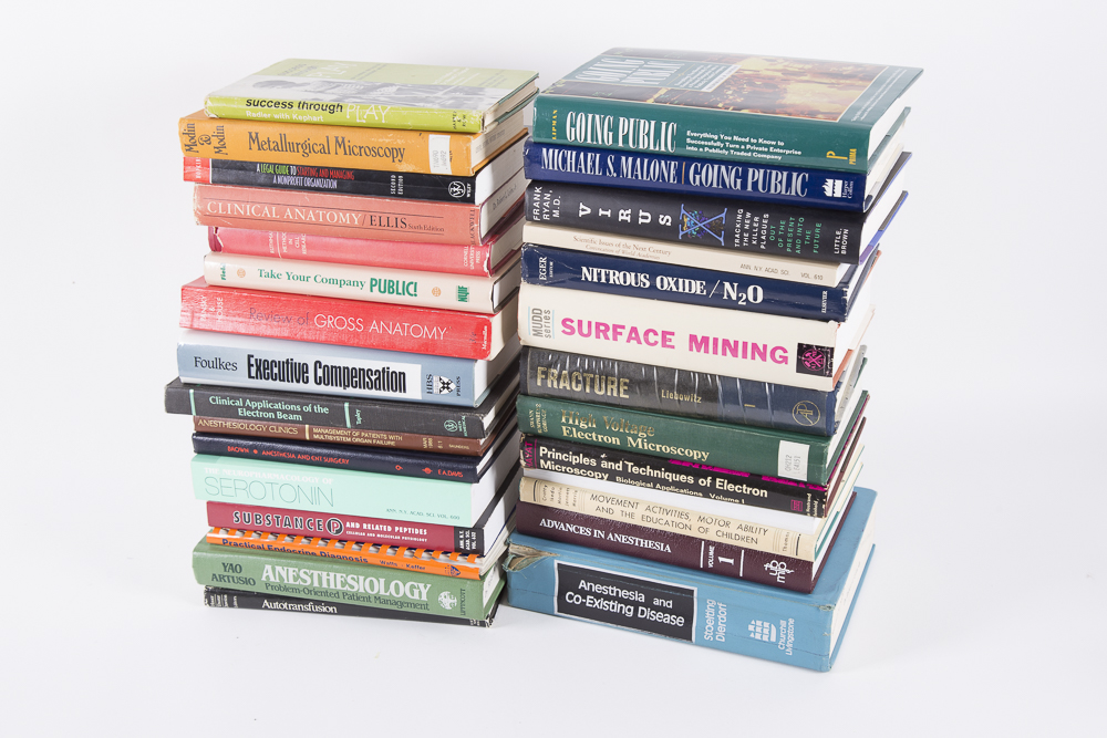 Assortment of Medical and Scientific Books