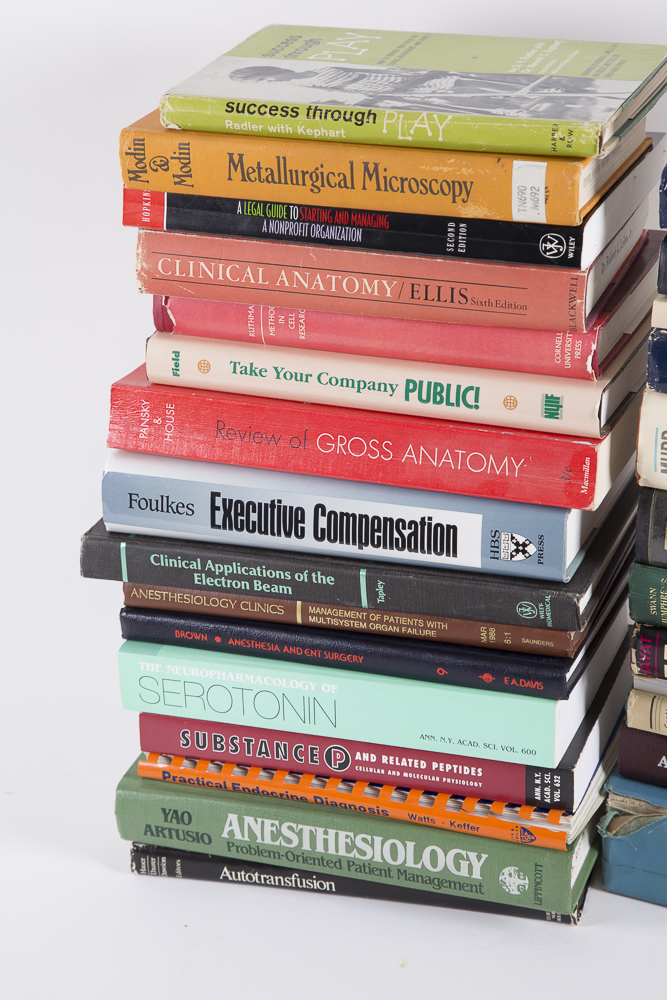 Assortment of Medical and Scientific Books