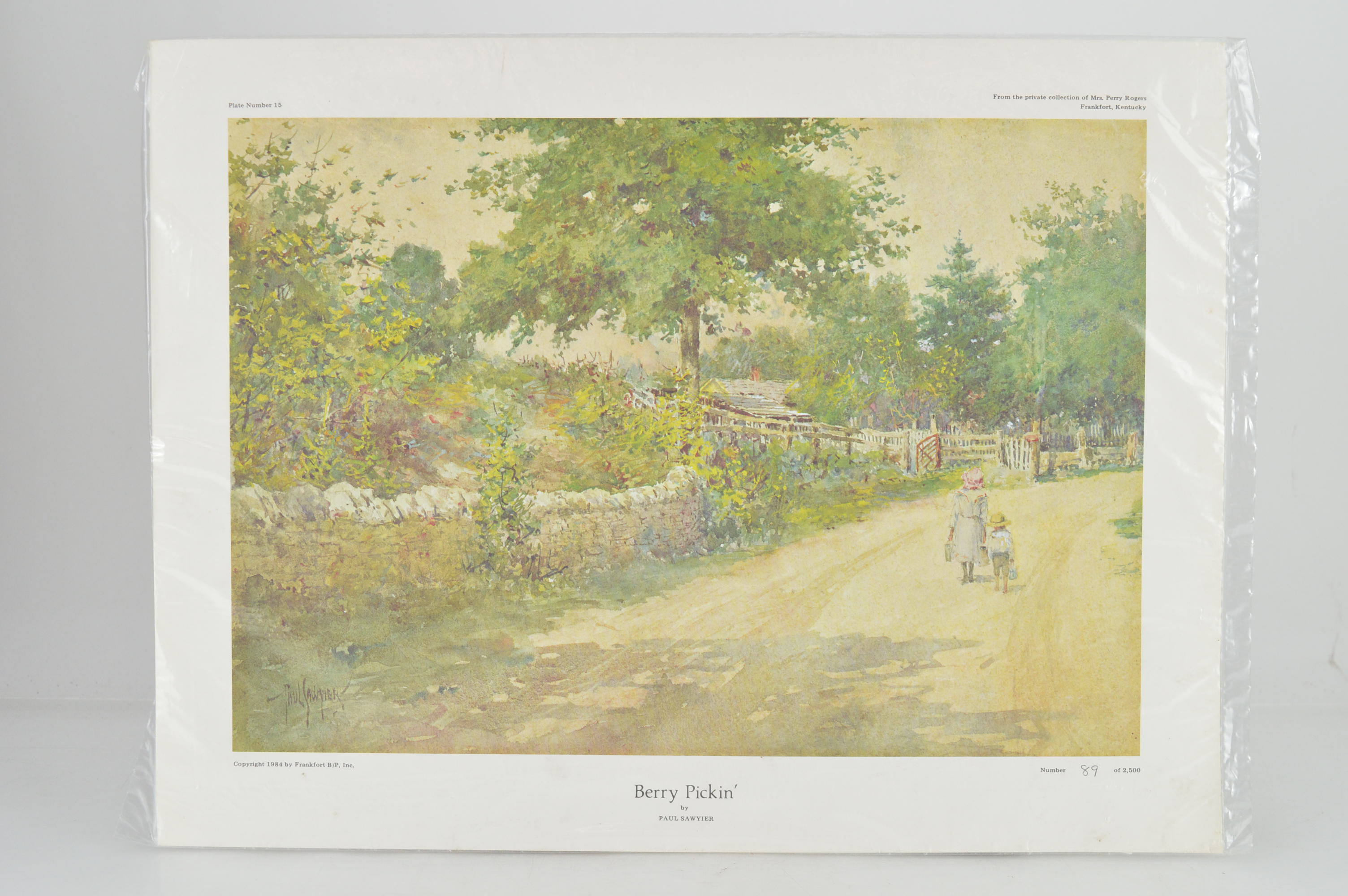 Paul Sawyier Limited Edition Prints "The Good Earth," "Heading Home" and "Berry Pickin'"