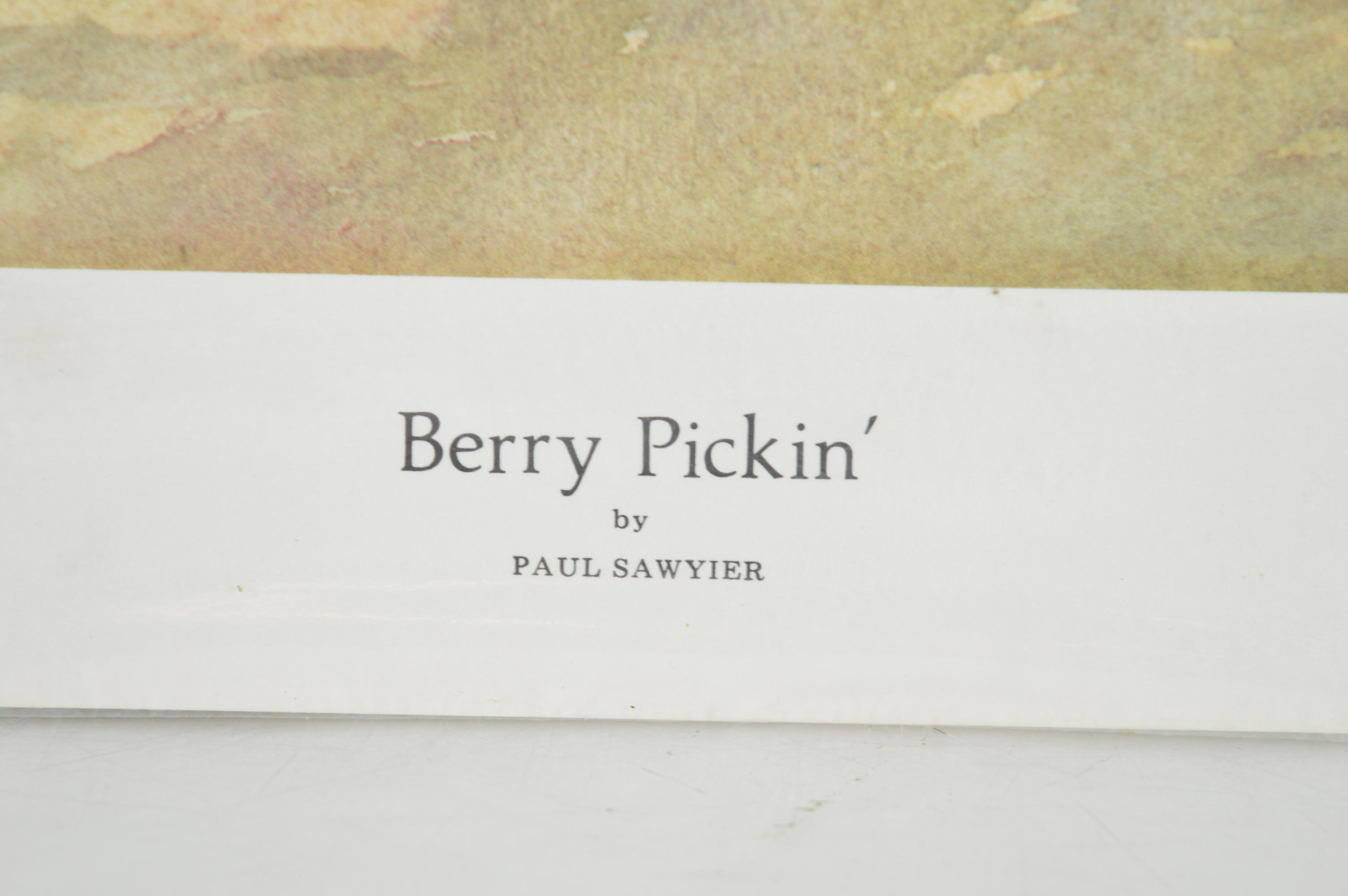 Paul Sawyier Limited Edition Prints "The Good Earth," "Heading Home" and "Berry Pickin'"