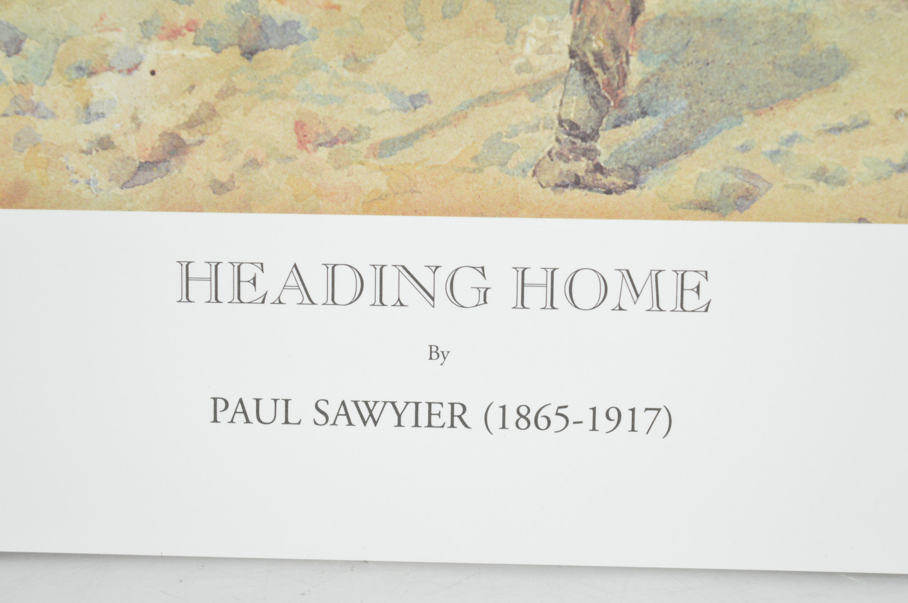 Paul Sawyier Limited Edition Prints "The Good Earth," "Heading Home" and "Berry Pickin'"