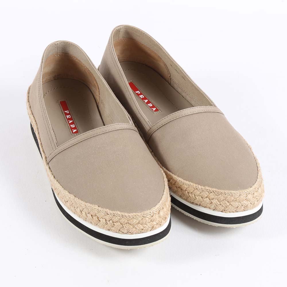 Prada Gabardine Espadrilles
