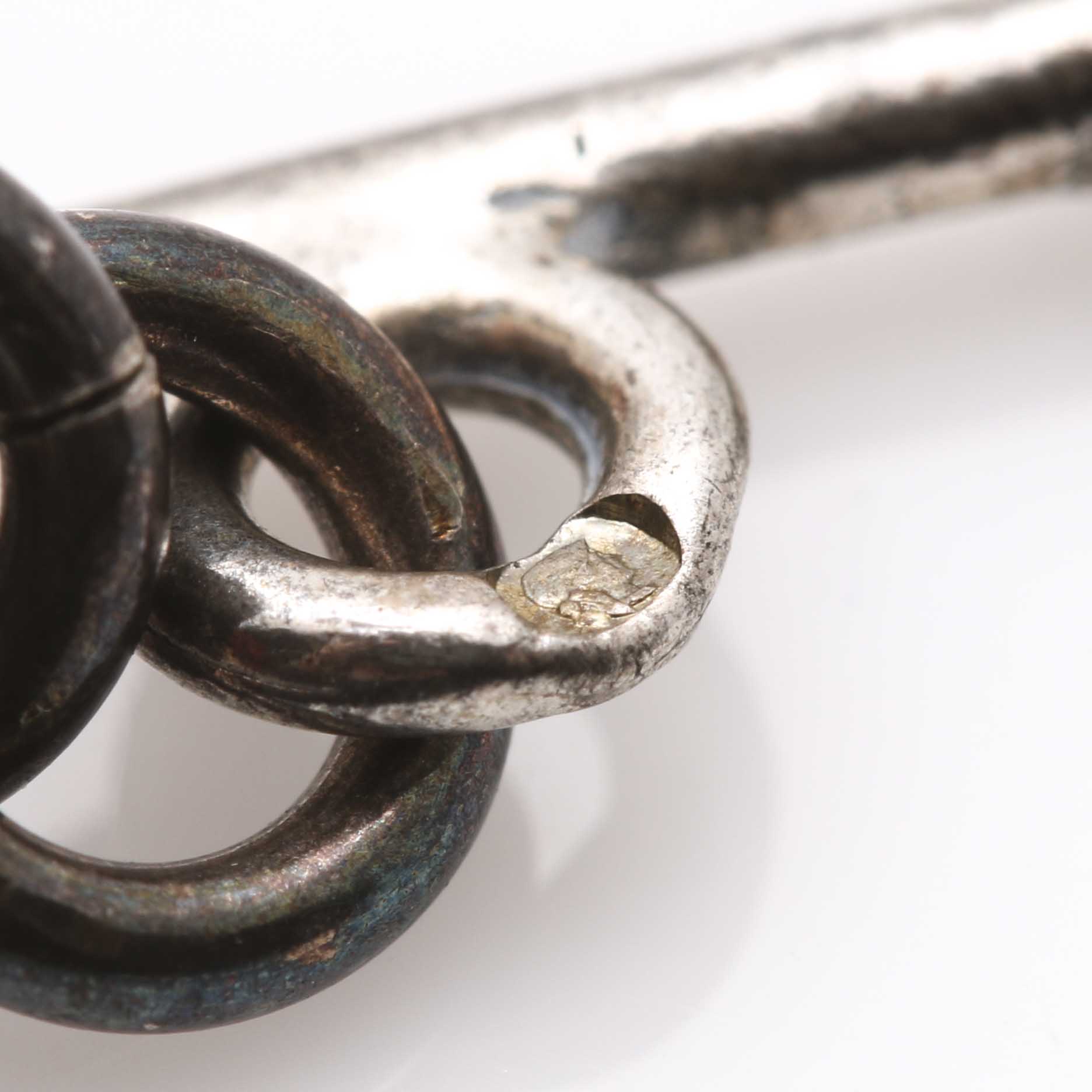 Polish Sterling Silver Amber and Oxidised Sterling Demi Parure