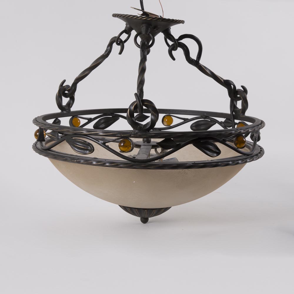 Wrought Iron Pendant Ceiling Fixture