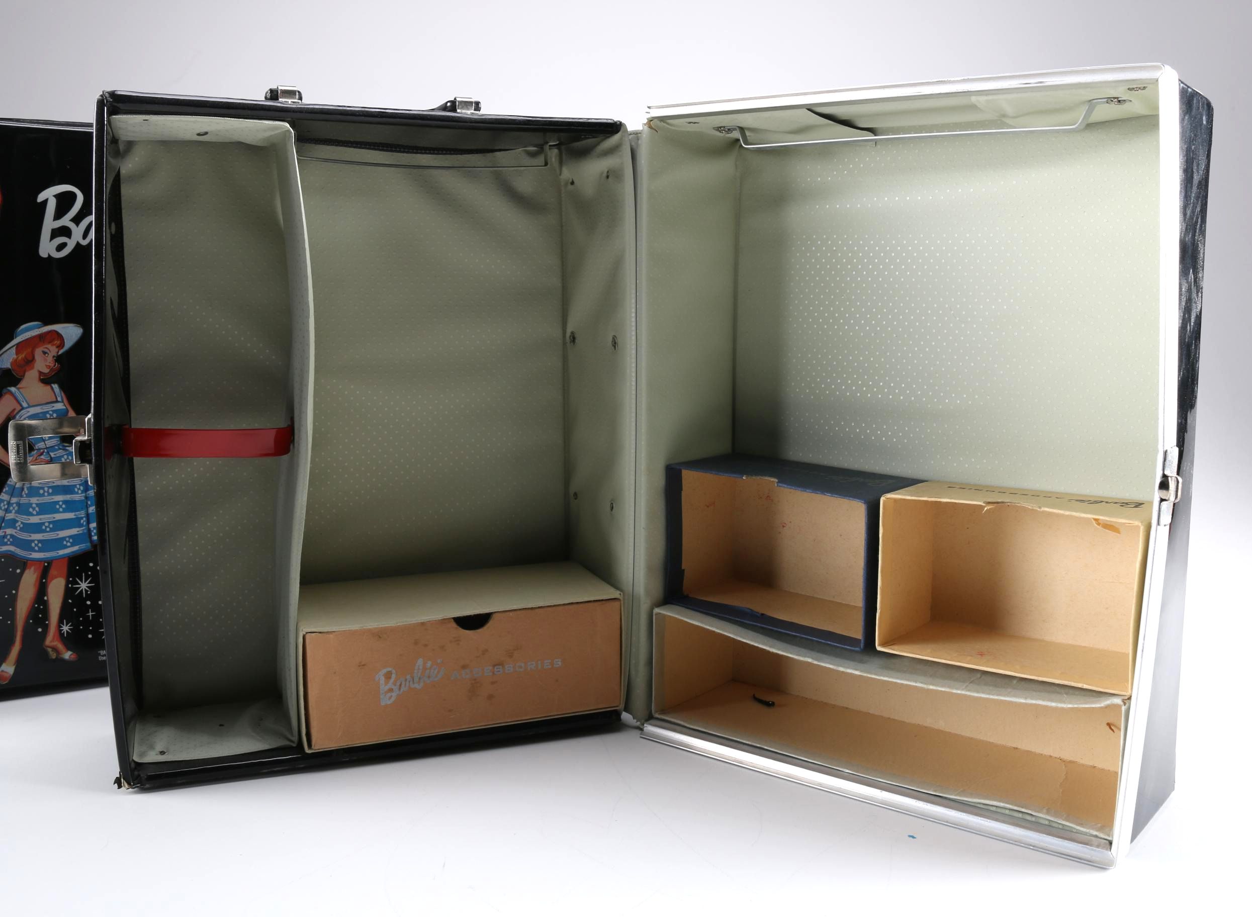 Vintage Barbie Carrying Cases with Accessories
