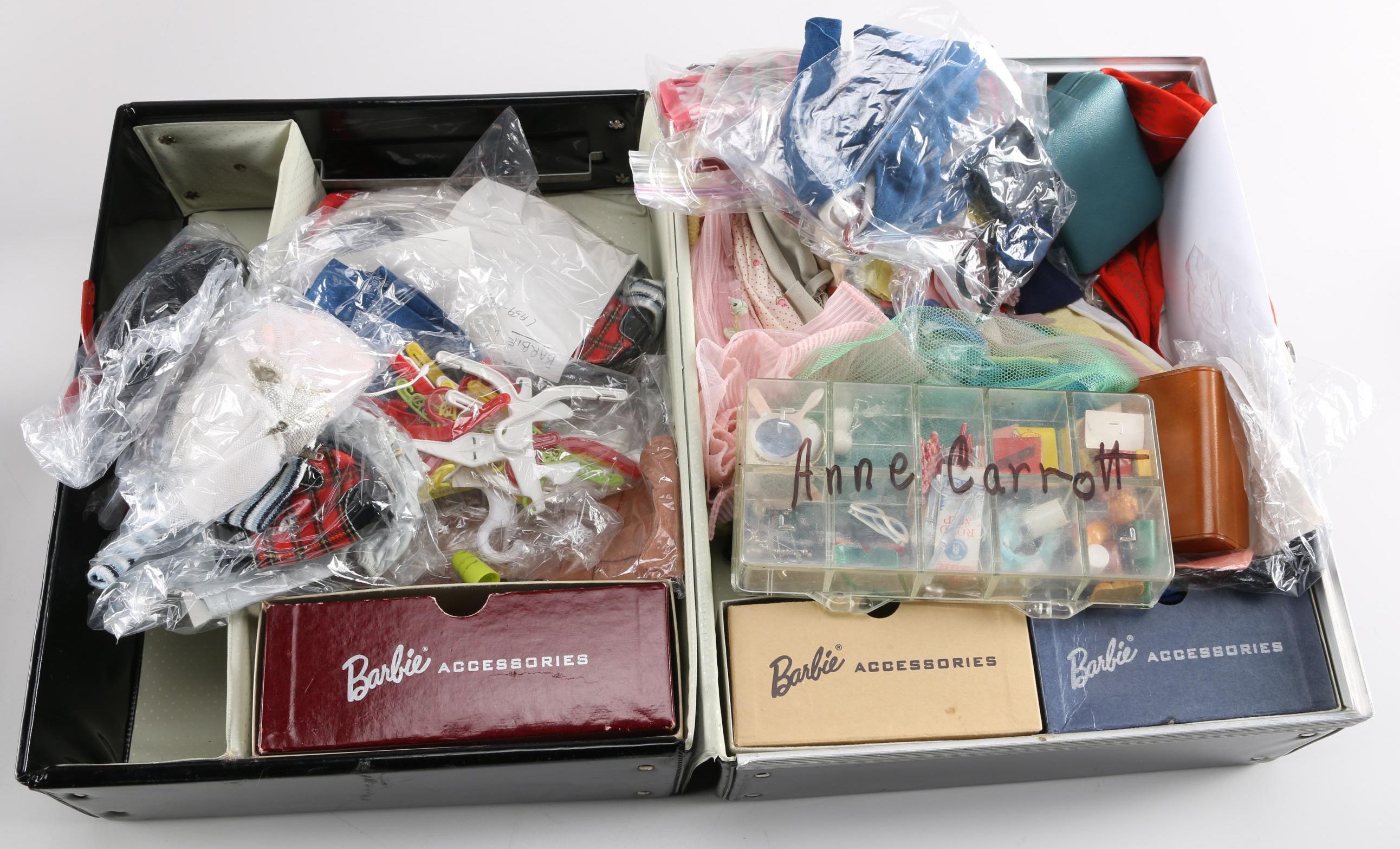 Vintage Barbie Carrying Cases with Accessories