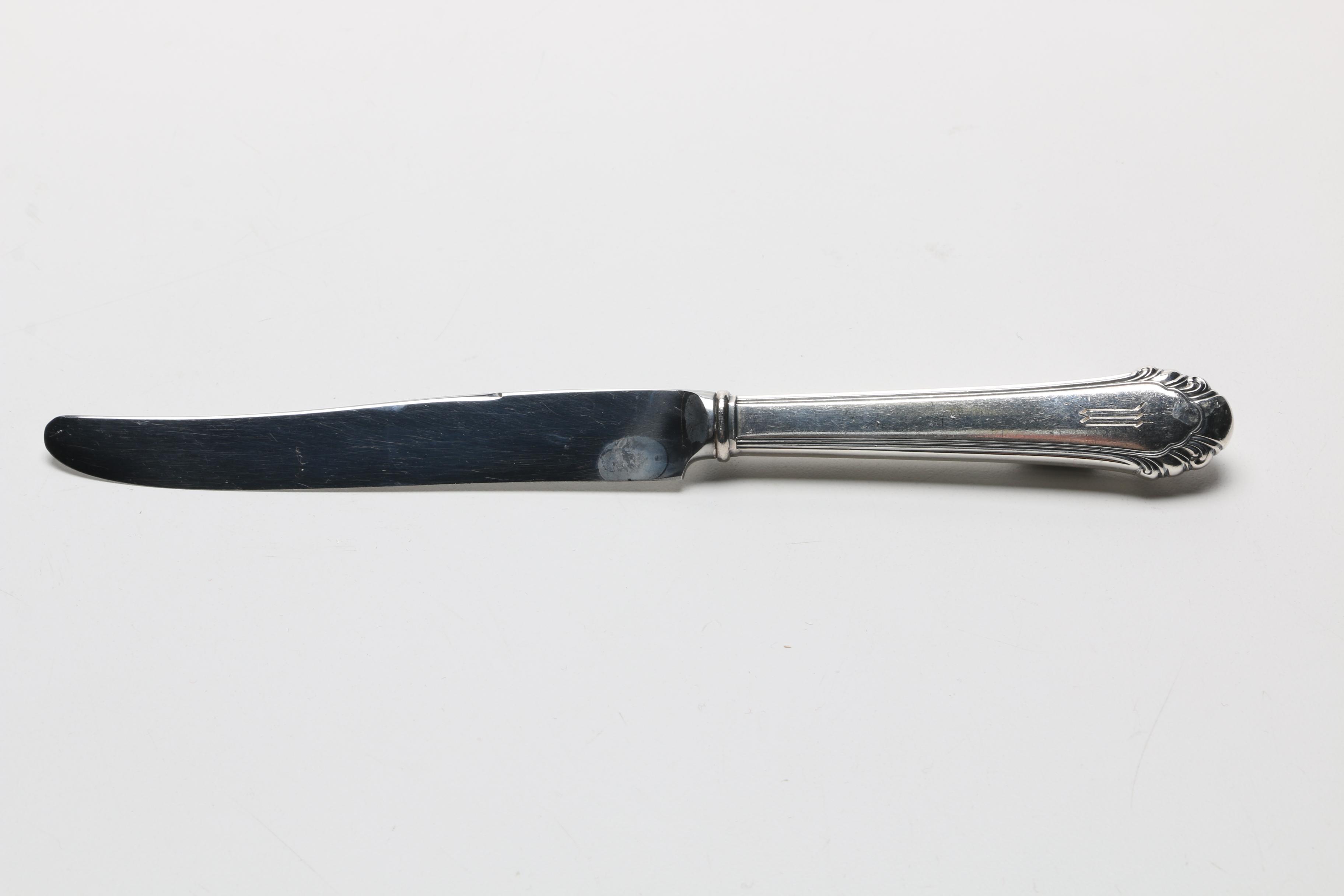 Gorham "Cavalier" Silver Plate Flatware Set